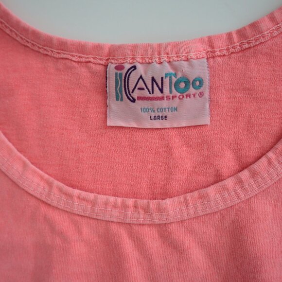 Vintage 90s Maui Neon Fish Tank Top | L - Picture 2 of 5